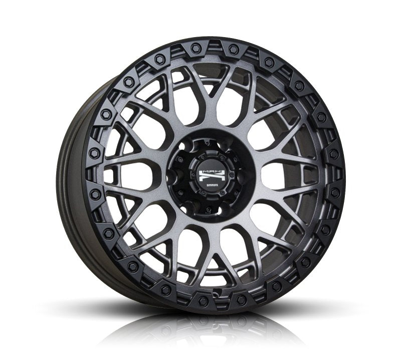 Simmons Rugged Extreme Matt grey centre with Matt black ring Wheels