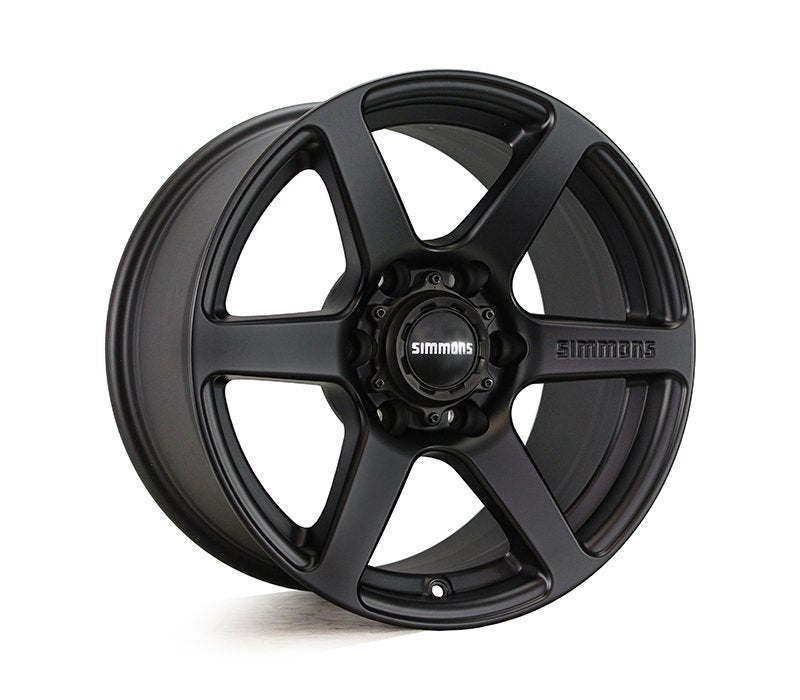 Simmons S6 Matte Black NCT Wheels