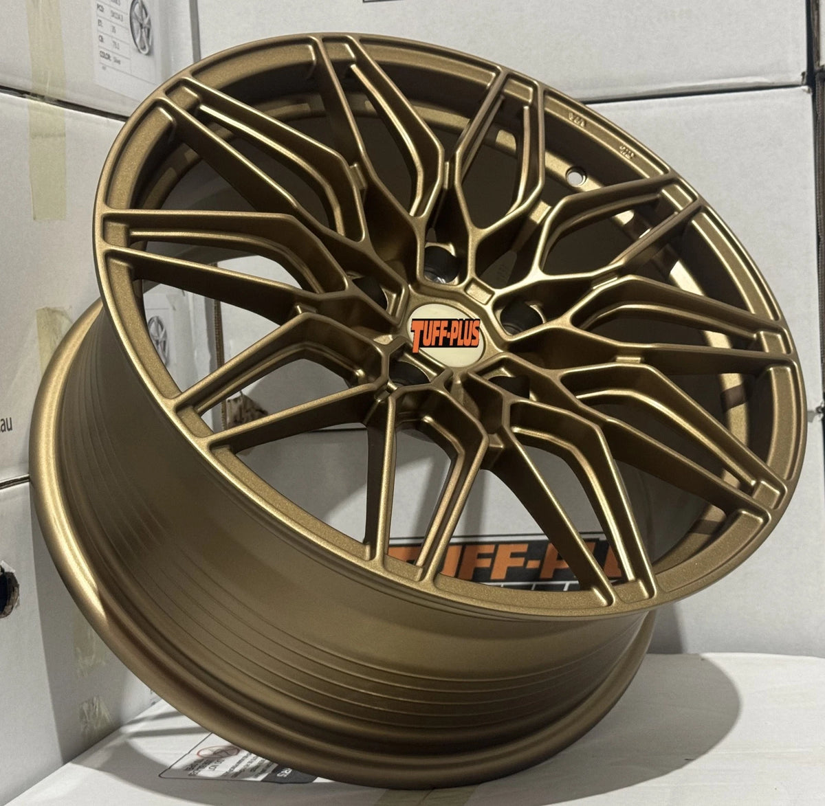 Tuff Plus BMW M Power Mesh Style Matte Bronze Wheels