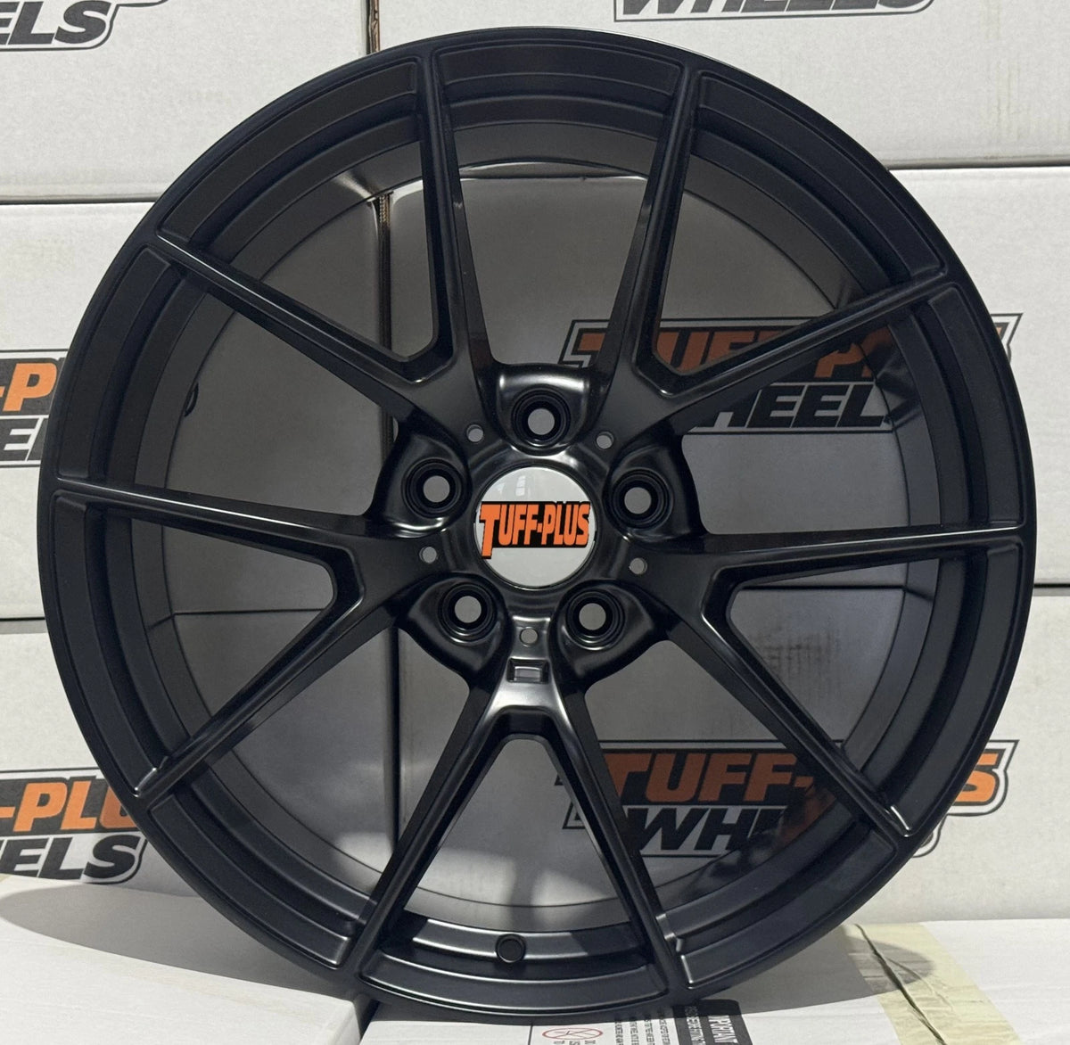 Tuff Plus BMW M Power Style Matte Black Wheels