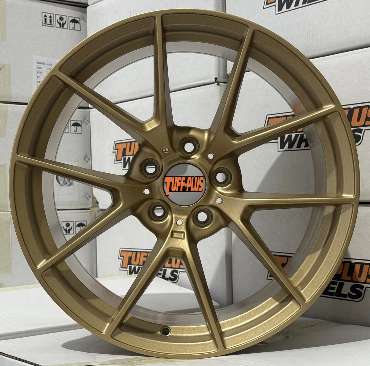 Tuff Plus BMW M Power Style Matte Gold Wheels