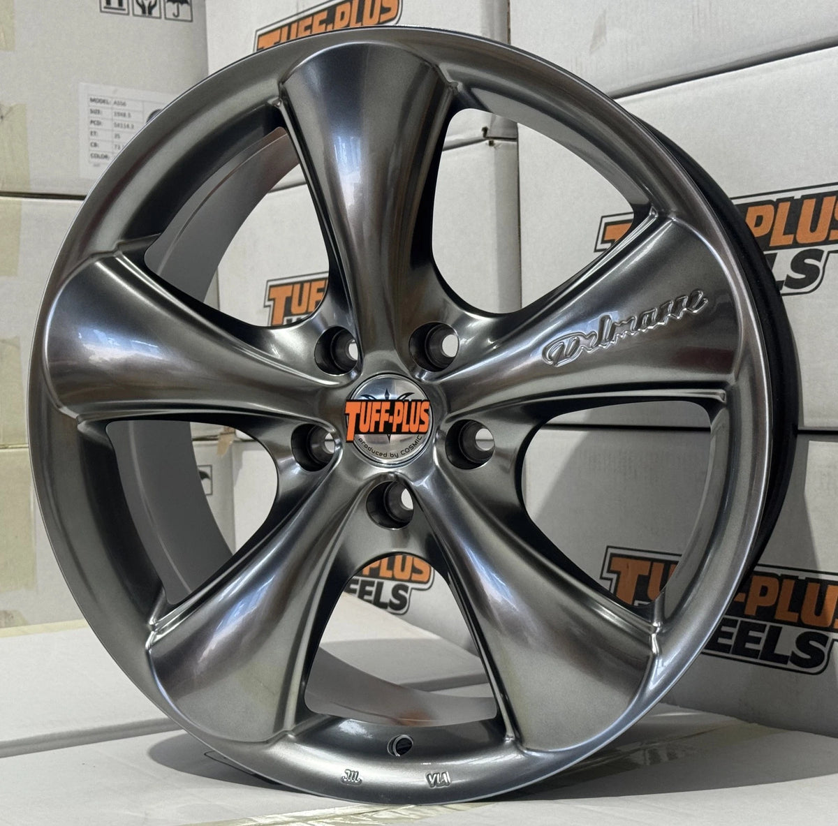 Tuff Plus Cosmic Venerdi Style Hyper Black Wheels