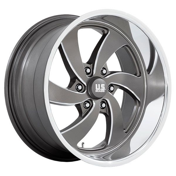 US Mags Desperado Anthracite Milled wheel