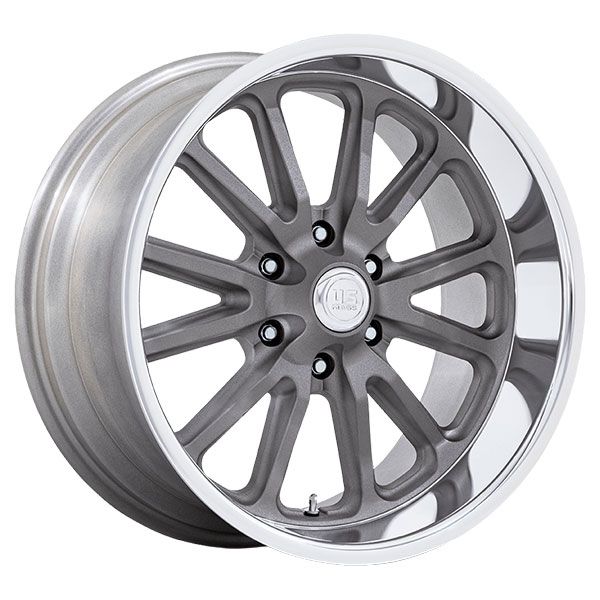 US Mags Rambler 6 Matte Gunmetal Diamond Cut Lip wheel
